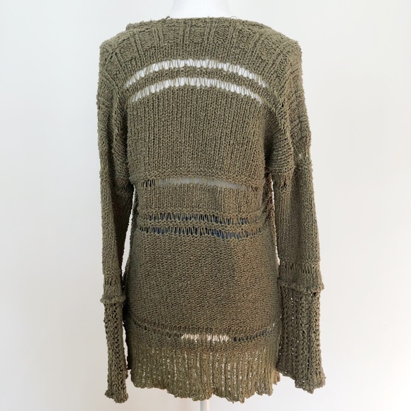 Free People Belong You Chunky Loose Knit Sweater S - Picture 6 of 8